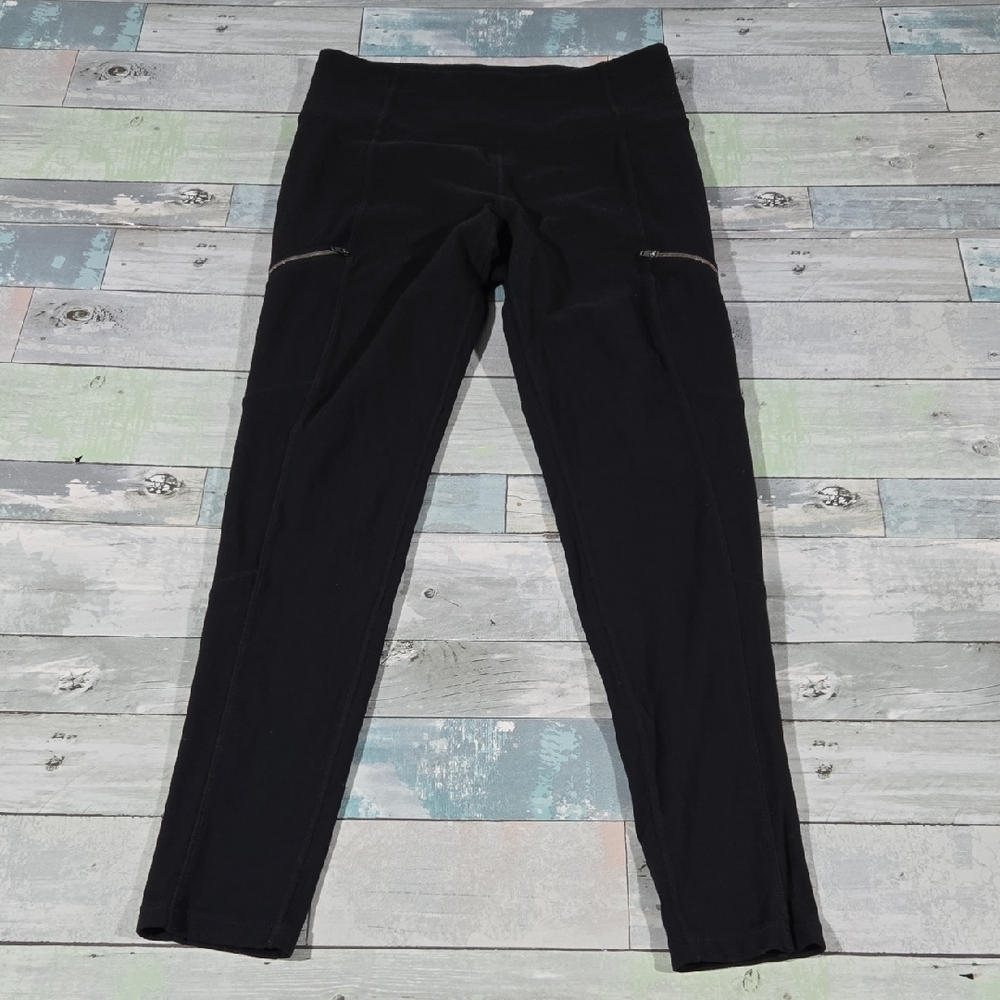 Black ATHLETA Workout Legging Pants Size Medium